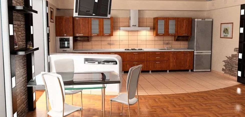 Зонирование пола в квартире